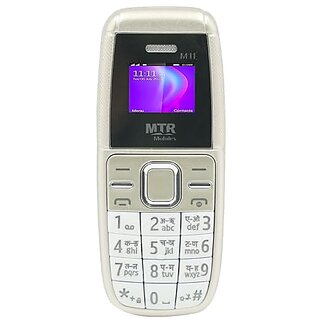                       Mtr M11 (Dual Sim, 0.66 Inch Display, 700mAh Battery, Gold)                                              