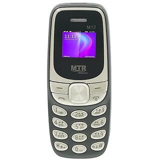Mtr M12 (Dual Sim, 0.66 Inch Display, 700mAh Battery, Black) Mtr M12 (Dual Sim, 0.66 Inch Display, 700mAh Battery, Black)