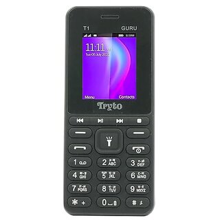                       Tryto Guru (Dual Sim, 1.8 Inch Display, 1100mAh Battery, Black)                                              