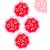 Aseenaa Floating Candles in Flower Shaped with Shades  Beautiful Flower Candles  Home Candles - Set of 4PC (Pink)