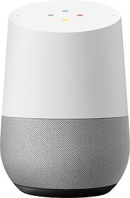 (Refurbished) GOOGLE HOME WITH GOOGLE ASSISTANT SMART SPEAKER ( WHITE AND GREY )