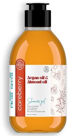 Argan  Almond Oil Nourishing Shower Gel - Gentle Cleanser for Sensitive Skin 300 ml