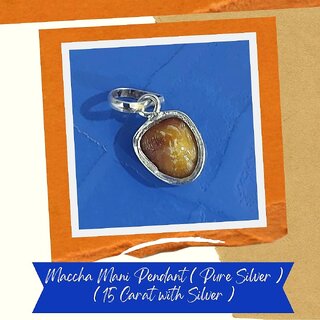 VSP VASTU SAMADHAN - 47 MACCHA MANI PENDANT ( PURE SILVER )