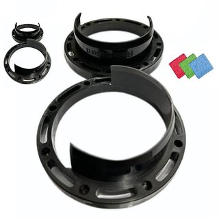                       That's My Style 4 Pcs Car Speaker Rings with Rain Guard 6/6.5 Inch (with 3 Pcs Micro Fibre Cloth and 6 Month Maufacture                                              