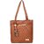 DaisyStar Dark Brown Solid PU Handbag for Women