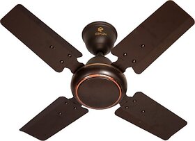 Eskon Nios 600 Mm 4 Blade Ceiling Fan (Smoke Brown, Pack Of 1)