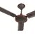 Eskon Krish- Smoke Brown 3 Star 1200 Mm Ultra High Speed 3 Blade Ceiling Fan (Smoke Brown, Pack Of 1)