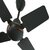 Eskon Polo Dlx -Somke Brown 600Mm 3 Star 600 Mm Ultra High Speed 4 Blade Ceiling Fan (Smoke Brown, Pack Of 1)