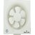 Eskon Ventilation Fan 8 Inch Sweep 200Mm Rpm-1300 Exhaust Fan (White) Externally Braced Roof Air Ventilator