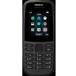                       Second Hand (Refurbished) Nokia 105, Black (2019) - Superb Condition, Like New                                              
