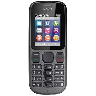                       Second Hand (Refurbished) Nokia 100 (Single SIM, 1.8 Inch Display, Black) - Superb Condition, Like New                                              