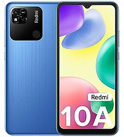 Second Hand (Refurbished) Redmi 10A (Sea Blue, 6 GB RAM, 128 GB Storage), - Superb Condition, Like New