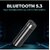 TecSox Curvepods Bluetooth Bluetooth Earphone In Ear Powerfull Bass Black Bluetooth Headset (Black, True Wireless)_WHL-167