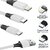 Grey 3A Multi Pin Cable 1.2 Meter 1 m Power Sharing Cable (Compatible with All devices, white)_WHL-186