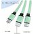 Green 3A Multi Pin Cable 1.2 Meter 1 m Power Sharing Cable (Compatible with all devices, Green)_WHL-187