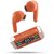 TecSox Max 12 Type C Bluetooth Earphone In Ear Comfortable In Ear Fit Orange Bluetooth Headset (Orange, True Wireless)_WHL-198