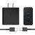 TecSox 20 W 3.6 A Multiport Mobile Charger with Detachable Cable (Black, Cable Included)_WHL-136