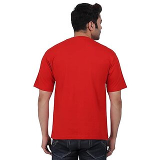 Premium Men JAGTEREHO Black Oversized Cotton Crew Neck Half Sleeve T-Shirt for Men And Boys 2025