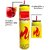 Refilable Gas Lighter For Kitchen Stove With Refill Gas Bottle Can (Color May Vary)