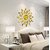 Grahak Trend - Sun Golden - 3D Acrylic Decorative Mirror Wall Sticker