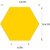 Grahak Trend - 28 Hexagon Golden - 3D Acrylic Decorative Mirror Wall Stickers