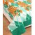 Unv Classical Printed Single Size Fleece Blanket For Ac Travelling (Green)