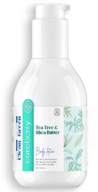 Tea Tree Oil  Shea Butter Nourishing Body Lotion, For Extra Dry Skin, Ayush Certified, 200ml