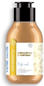Golden Berry  Gold Dust Brightening Body Wash - Hyaluronic, Niacinamide, Salicylic Blend 100 ml