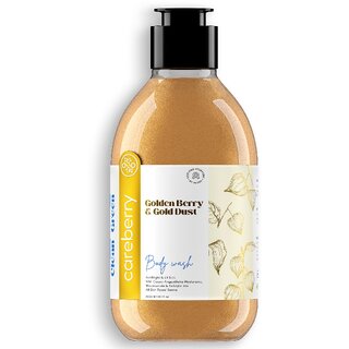 Golden Berry  Gold Dust Brightening Body Wash - Hyaluronic, Niacinamide, Salicylic Blend, Sulphate  Paraben Free 300ml
