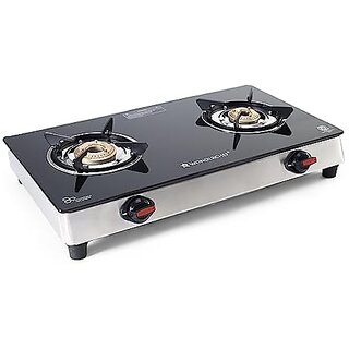 Wonderchef Galaxy 2 Burner Auto Cooktop | 6Mm Toughened Glass | Piezo Auto Ignition | 2 Years Warranty