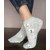 Flower Print  Ankle Cotton Socks for Women  Girls, Multi color, Free Size, Pack of 5 Pairs