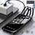 TP TROOPS 11000mAh Power House with Mobile Holder, 15W Fast Charging Built-in 5-in-1 Cables  5 Output Ports