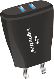 SIGNATIZE 1 USB Port 2.4A Wall Charger, USB Wall Charger Fast Charging Adapter-SZ-2048