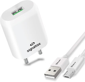 SIGNATIZE 1 USB Port 2.5A Wall Charger, USB Wall Charger Fast Charging Adapter-SZ-2047