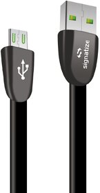 SIGNATIZE 2.4A Micro USB Data  Charging Cable, Made in , 480Mbps Data Sync, Strong  Durable-SZ-3036