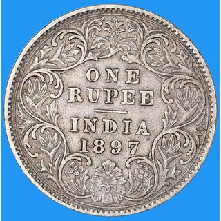                       One Rupees 1897 Coin                                              