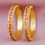 Lucky Jewellery 18K Gold Plated Designer Reddish maroon color Traditional Ethinic Bangles set For Women