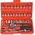 Shopper52 46-in-1 Pcs Kit and Screwdriver and Multi-Purpose Combination Tool Case Precision Socket Set- 46PCTK Combination  (Pack of 1)
