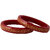 Lucky Jewellery Designer pair of Sankha  bengali pola Reddish maroon color Traditional Ethinic Bangles set