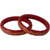 Lucky Jewellery Designer pair of Sankha  bengali pola Reddish maroon color Traditional Ethinic Bangles set
