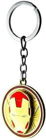 Luxurious Metal Rotating 360 Spinning Keychain (Gold Ironman)