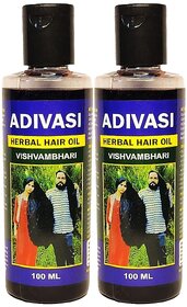 Adivasi Herbal Hair Oil - 100ml (Pack Of 2)
