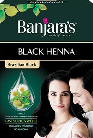 Banjaras Black Henna Brazilian -54gm