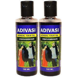                       Adivasi Herbal Hair Oil - 100ml (Pack Of 2)                                              