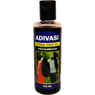                       Adivasi Herbal Reduces Hair Fall and Grows Hair Oil - 100ml                                              