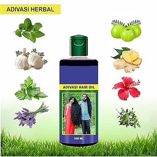                       Adivasi Herbal Hair Oil (100ml)                                              