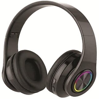                       TNL DHUNN Bluetooth 5.0 Headphone with LED Colour, HD Sound Extra BASS, 8 HRS Playtime, FM                                              