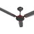 Eskon Shine 1200 Mm Ultra High Speed 3 Blade Ceiling Fan (Smoke Brown, Pack Of 1)