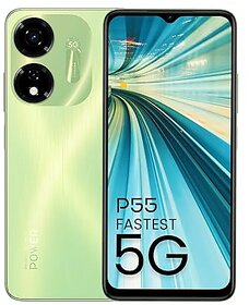 Itel P55 5G (6 GB RAM, 128 GB Storage, Mint Green)