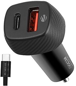 Zeb-Cc38 Car Charger Dual Port (Usb + Type C)